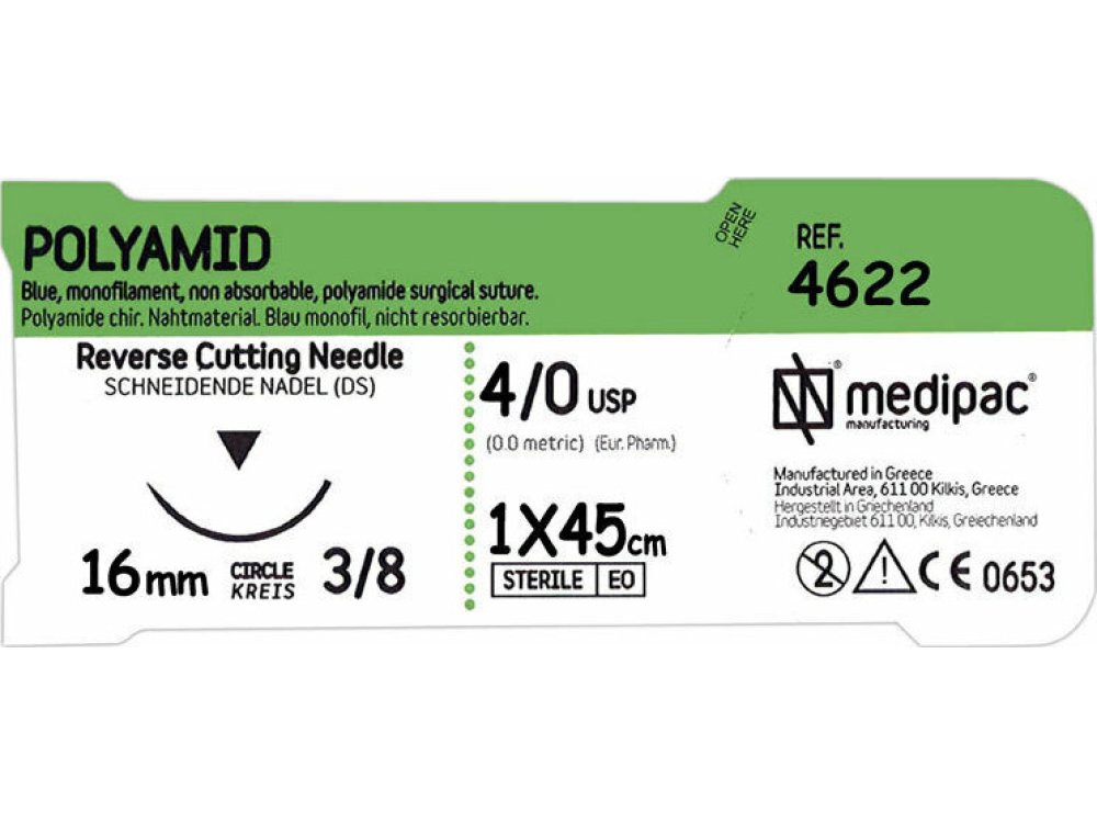 Medipac Polyamid 4/0 Suture