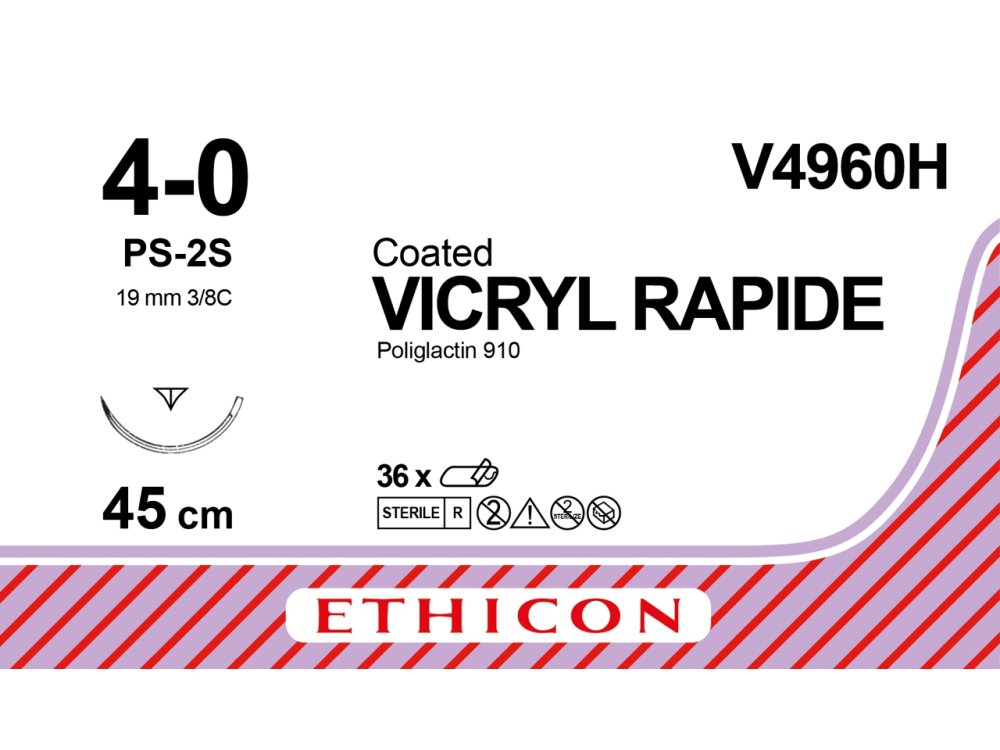 Ράμμα Vicryl Rapide 4.0 απορροφήσιμο