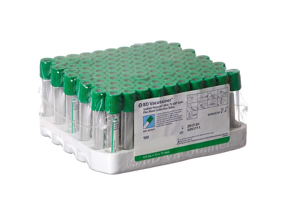 Σωληνάρια Vacutainer Sodium Heparin BD 10ml