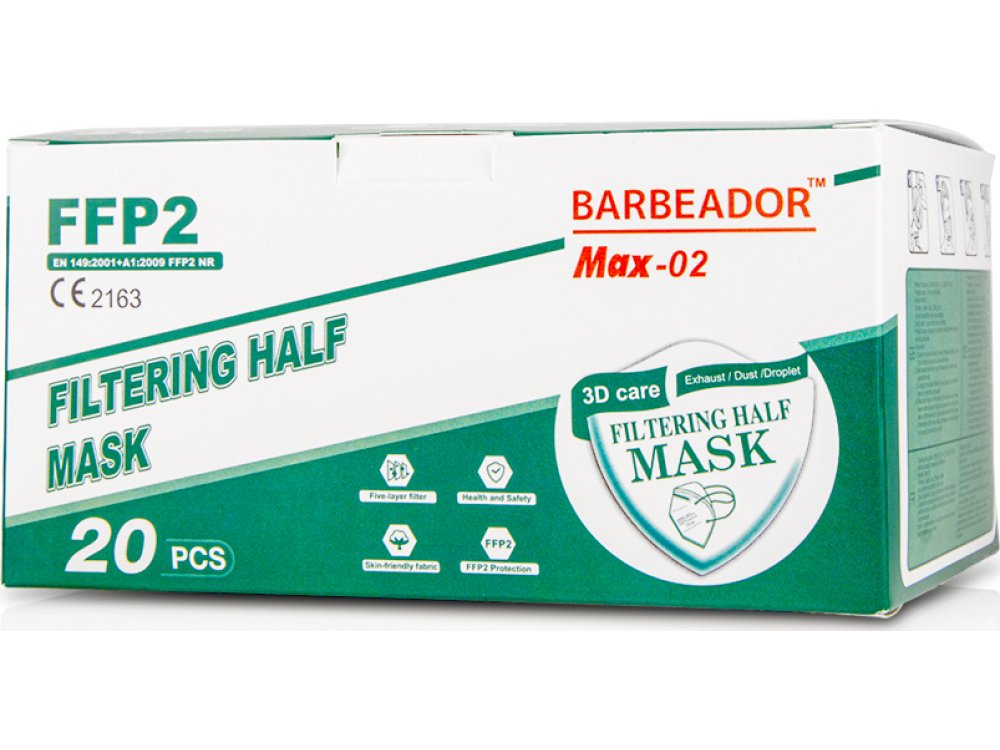 FFP2 Barbeador protection masks