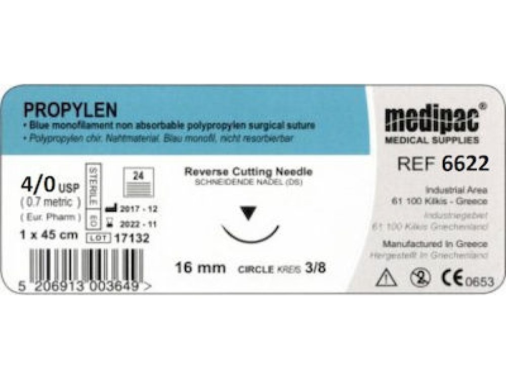 Medipac 4.0 Propylen Suture