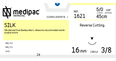 Medipac 5.0 Silk Suture