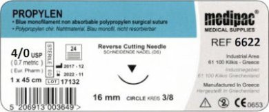 Medipac 4.0 Propylen Suture